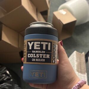 NWT YETI Rambler Colster Can Insulator - Nordic Blue
